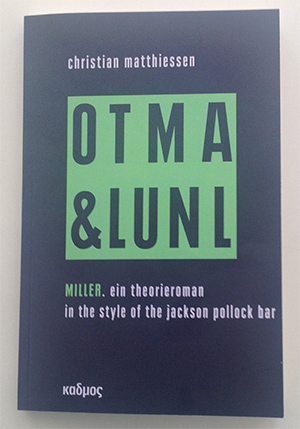 OUT NOW . Wieder ON TOUR MIT ART & LANGUAGE UND NIKLAS LUHMANN - von Beuys in America bis Paulus in Rom. Projekte und Reflexionen. Erschienen im Kulturverlag Kadmos 2018